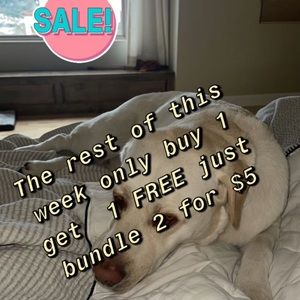 Sale buy 1 get 1 bundle any 2 items for $5